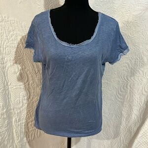 Nina Kendosa linen t shirt, NSF (see‎ measurements)